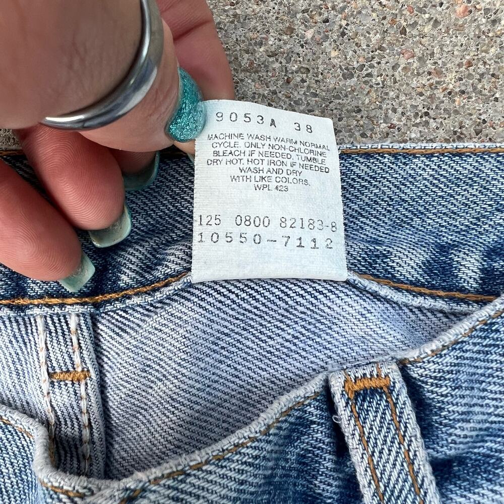 Vintage Y2K Levi’s 550 relax fit tapered leg jeans Ladies 5 Jr M - Picture 5 of 7